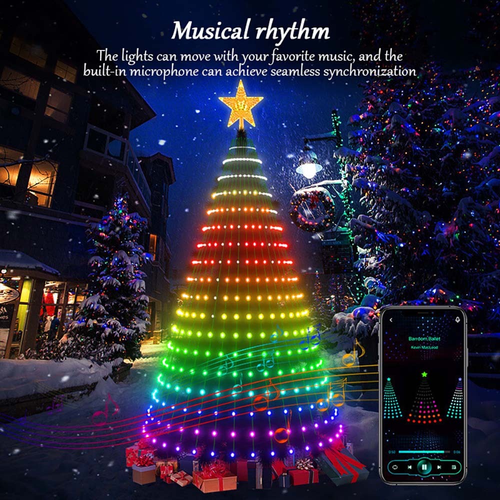 400 LED Smart Tree Lights with Music Sync