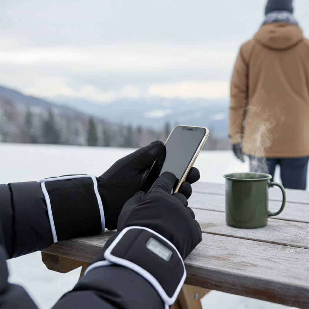 Heated Touch Screen Compatible Gloves