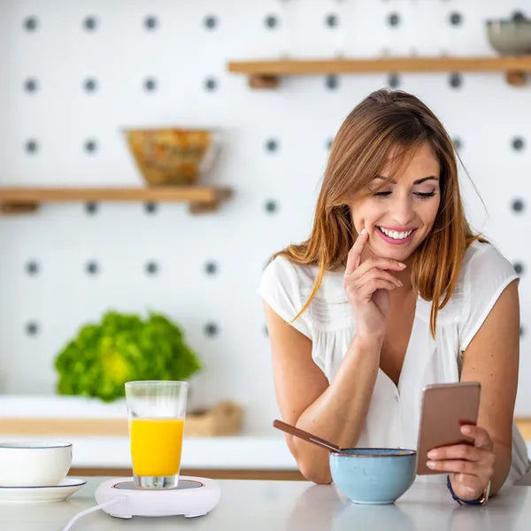 Electric Coffee Mug Warmer For Desk 3 Temperature Setting