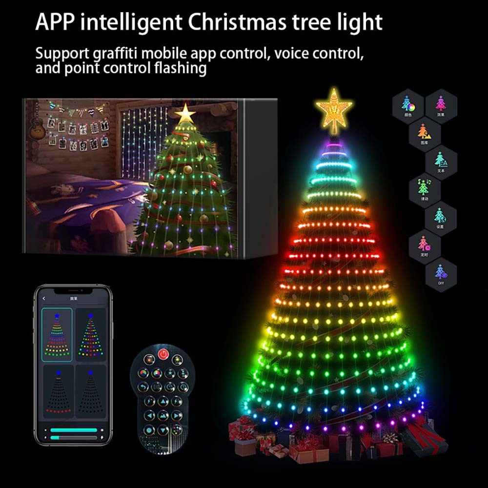 400 LED Smart Tree Lights with Music Sync
