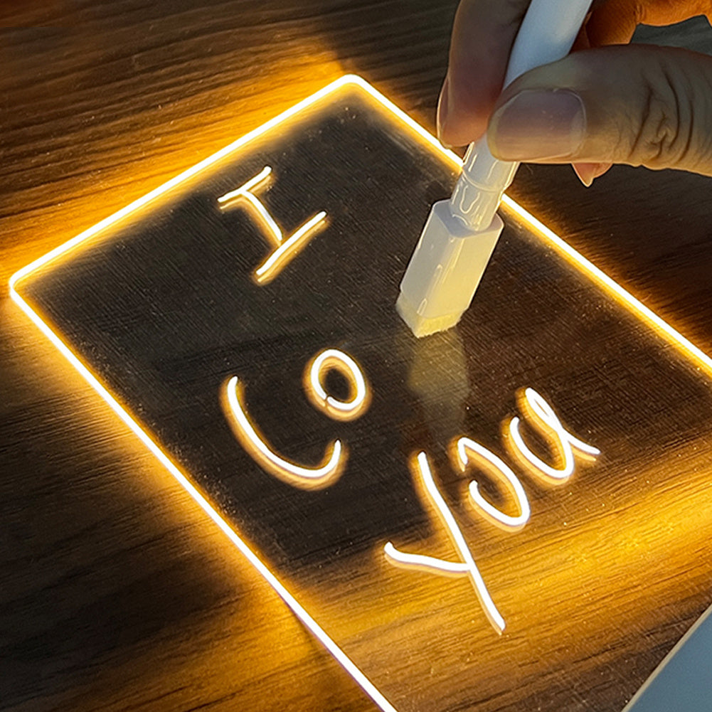 Creative LED Message Board with Pen