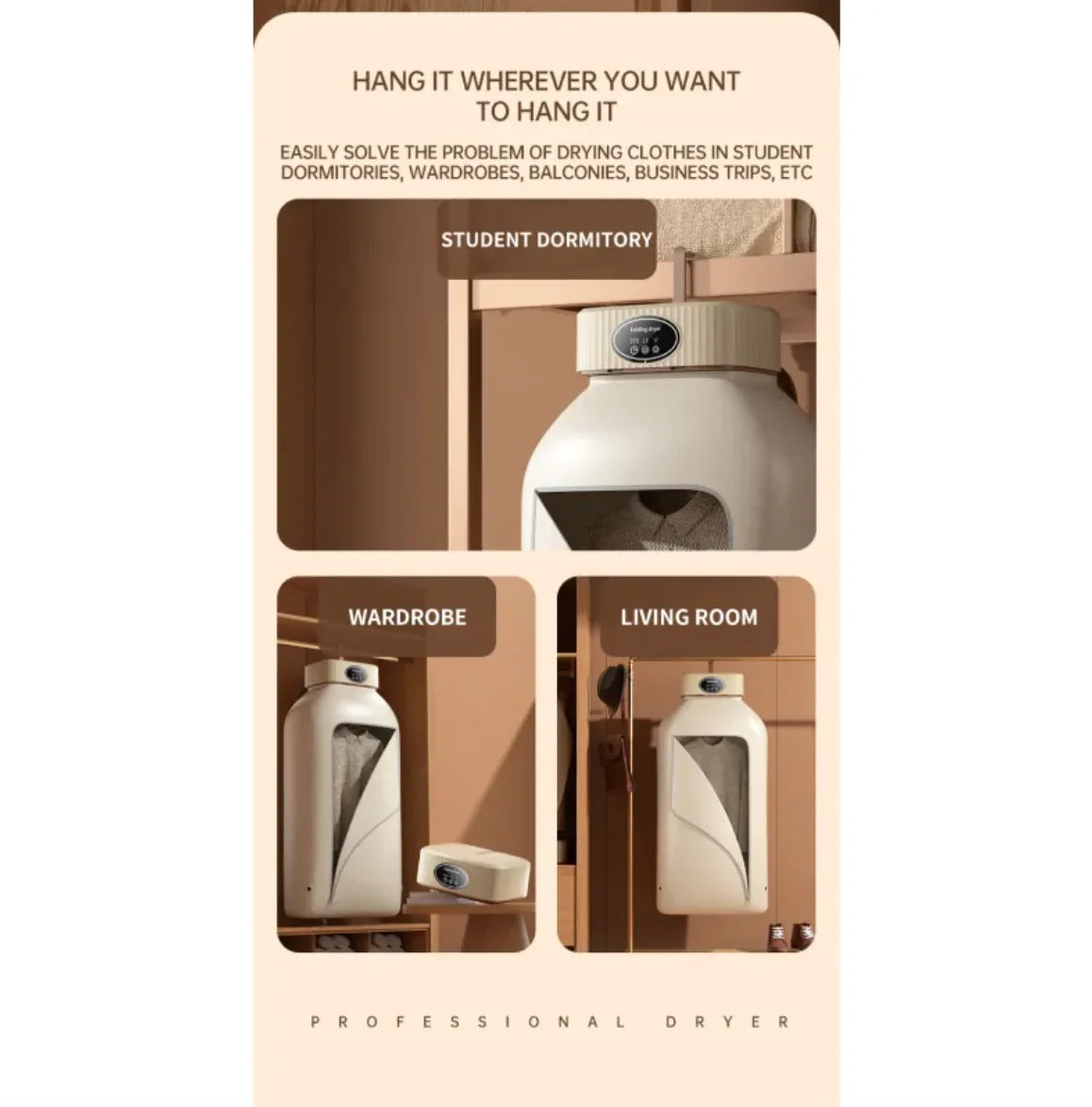 Portable Foldable Clothes Dryer