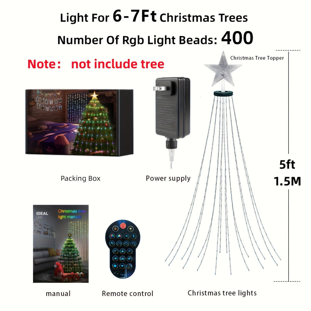 400 LED Smart Tree Lights with Music Sync