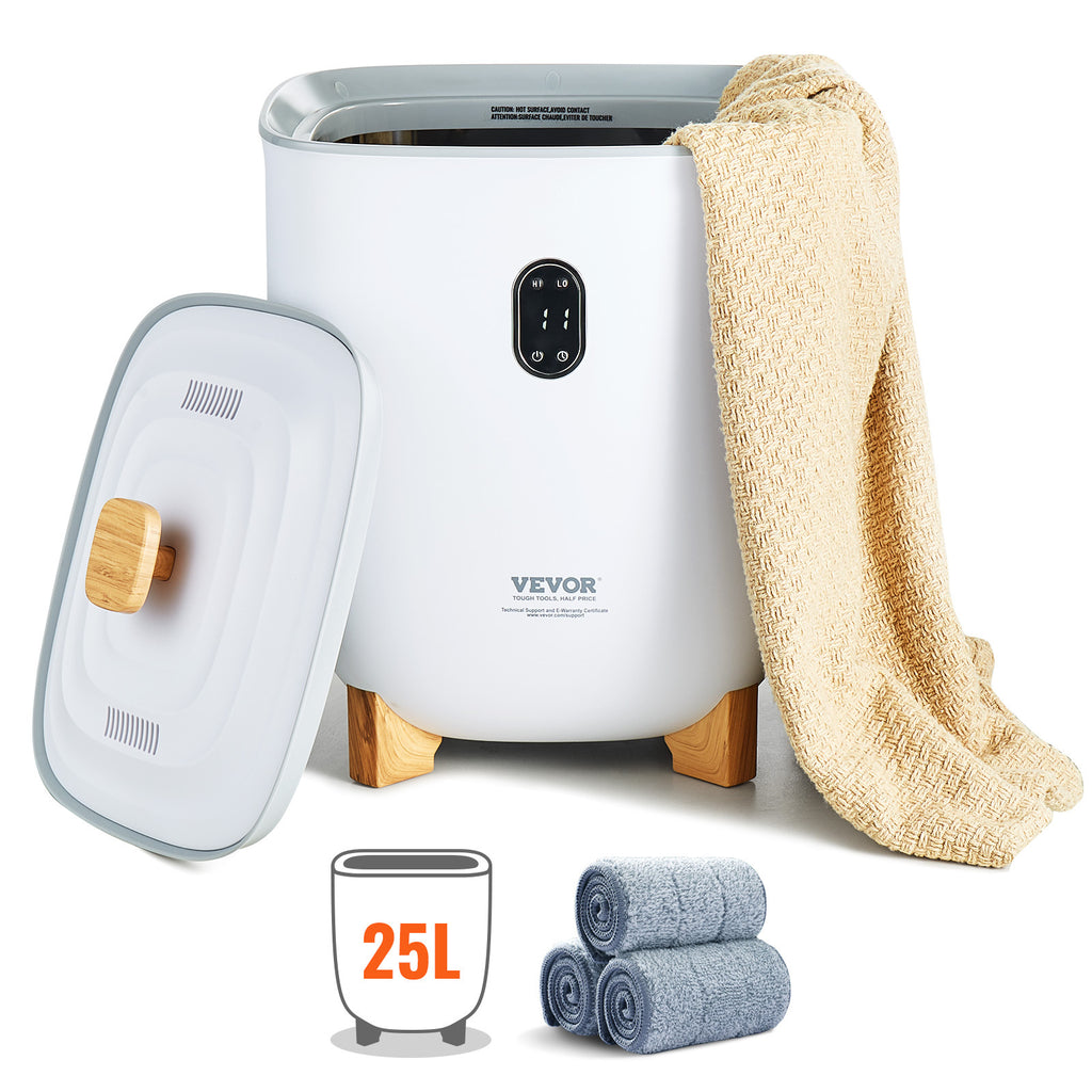Towel Warmer Bucket With 2 Heating Modes