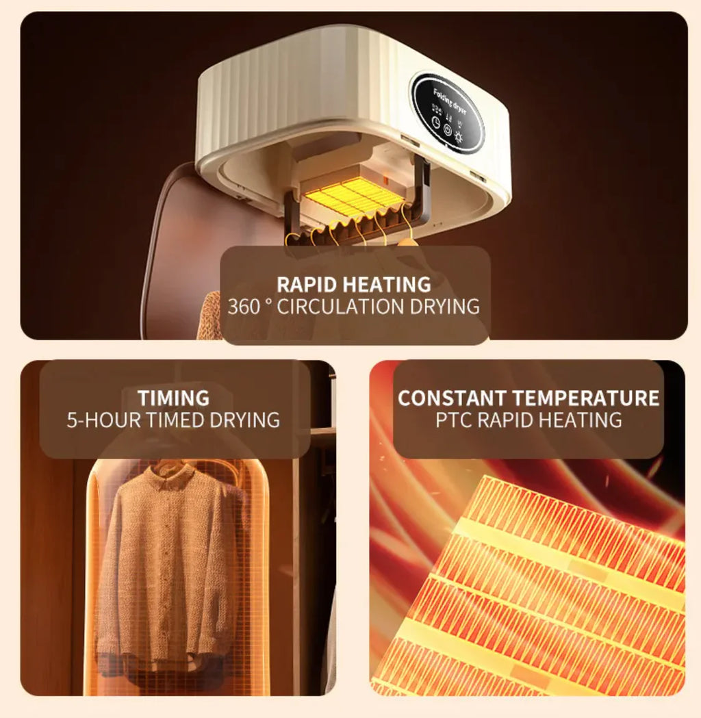 Portable Foldable Clothes Dryer