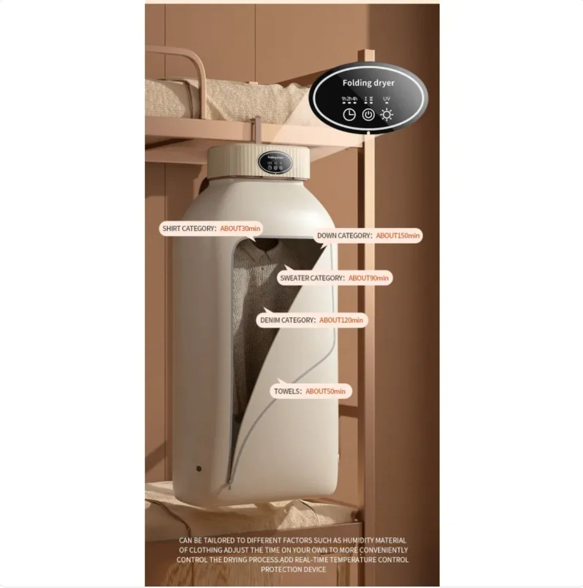 Portable Foldable Clothes Dryer